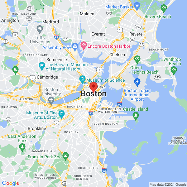 Boston - Google map